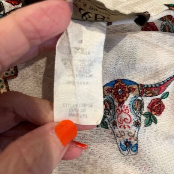 Lucky & Blessed Southwestern Long Kimono Tribal Print Aztec Oversized Medium - Picture 6 of 10